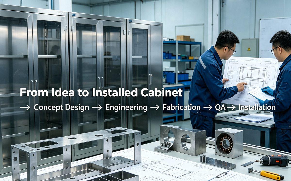 Custom Cleanroom Cabinets process