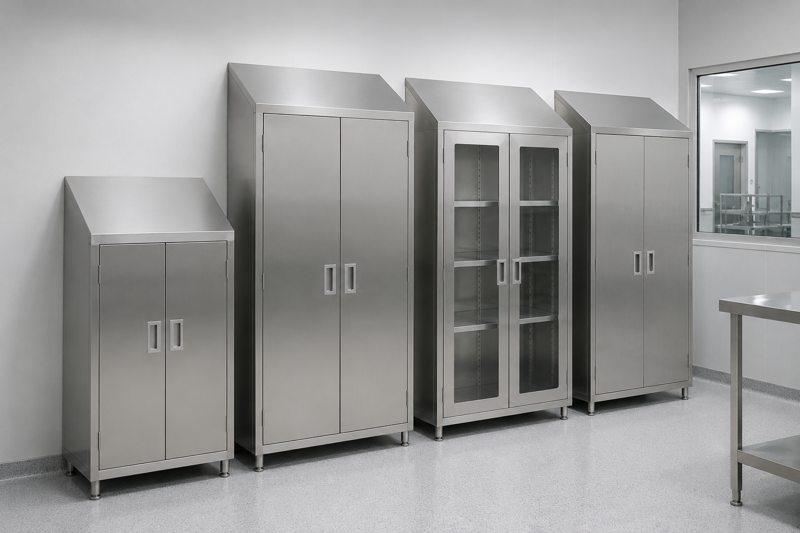 Sloped Top cleanroom cabinets Sloped Top cleanroom cabinets