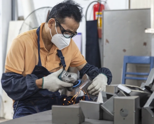 laboratory-furniture-manufacturing-weld-grinding laboratory-furniture-manufacturing-weld-grinding